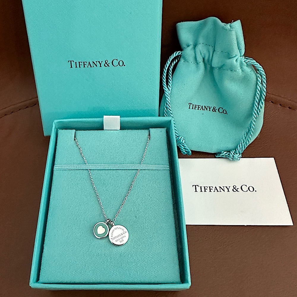 Tiffany & Co. Return to Tiffany Double Round Pendant Necklace
